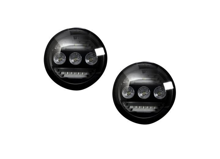 Recon - 1519 Silverado/sierra 3function Fog Light Kitwhite Led Fog Lightswhite Led Daytime Run Lights - 264521BK