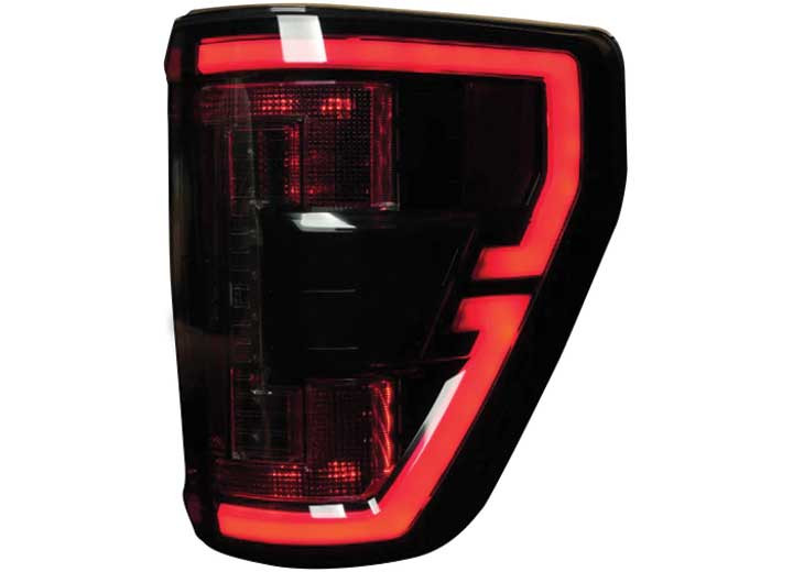 Recon - 2123 F150/raptor Oled Tail Lights Smoked Lens - 264568LEDBK