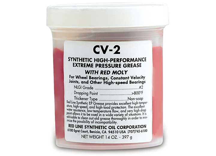 Red Line Oil - Cv2 Grease 14oz Jar - 80401