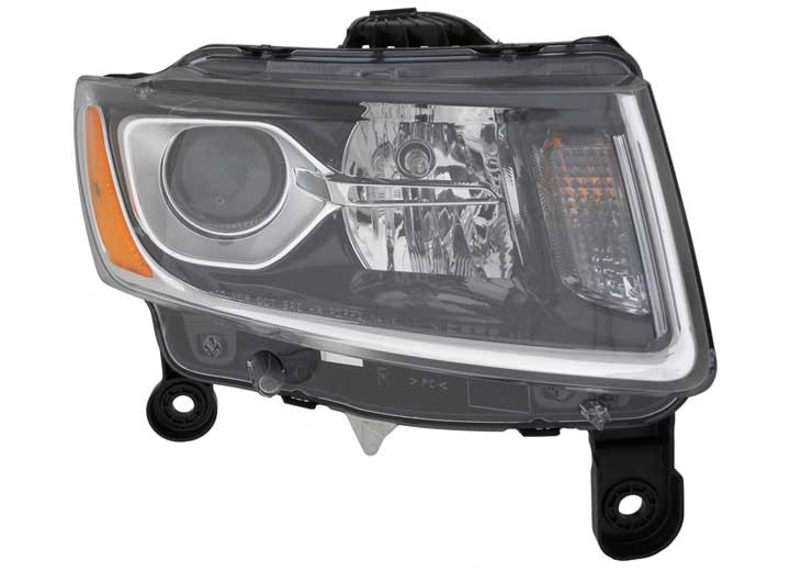 Regionmax - Rh Headlamp Assy Composite; Halogen; Std Type; Chrome; Grand Cherokee 1416 - CS366-B101R