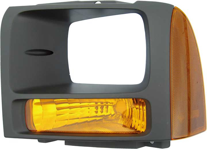 Regionmax - Lh Parklamp Lens/housing; W/o Bulbs & Sockets; Black Bezel; F250 Super Duty 06 - FR453-U000L