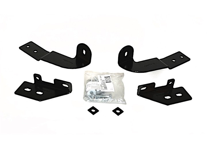 Go Rhino - 0912 Ram 1500 Rhino Charger  Rc2 Brackets  Black - 55645