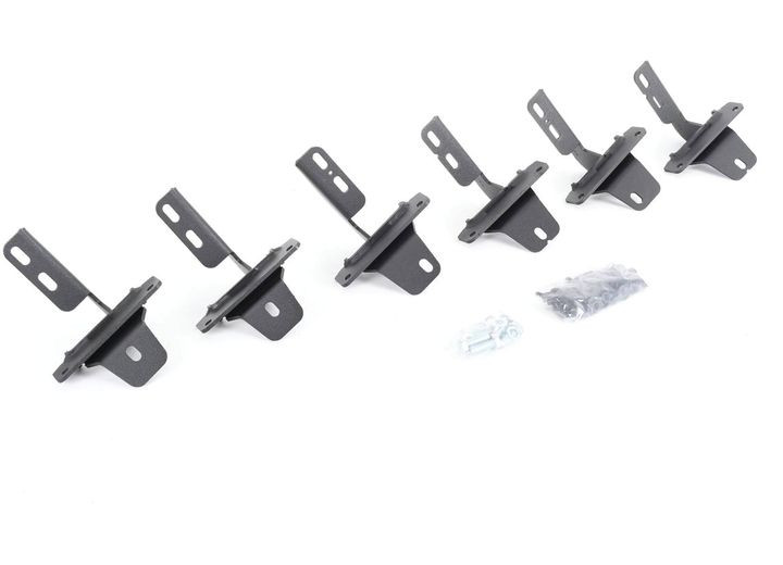 Go Rhino - 21c Bronco (excludes Sport) Brackest For Vseries V3 & Rb Slim Running Boards - 6941296