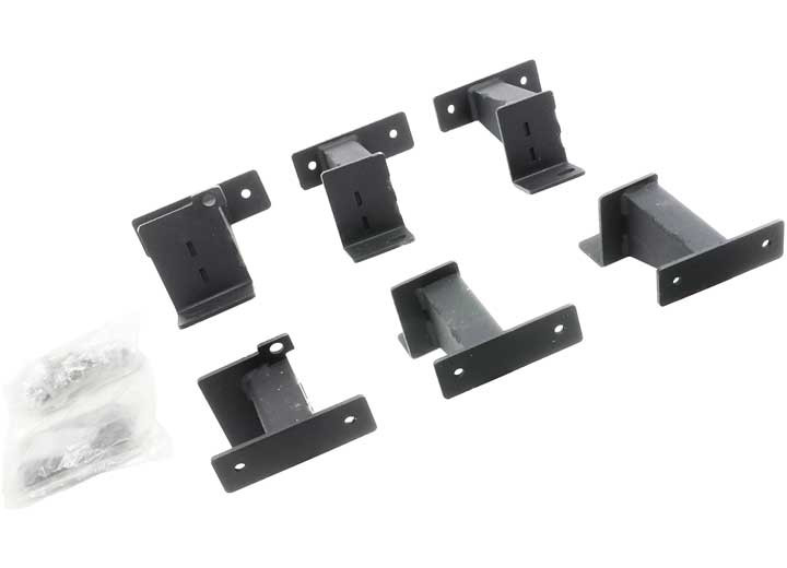 Go Rhino - 18c Wrangler Jlu Frame Slider (mounting Brackets Only) Textured Black - FSD4506TK