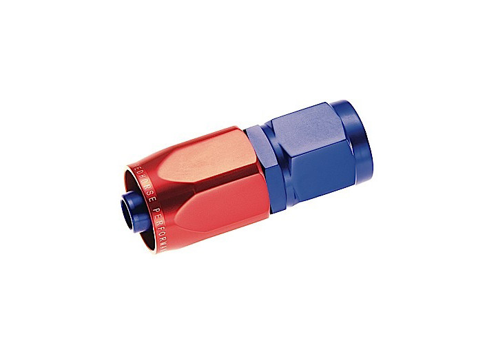 Red Horse Performance - 04 180 Degree Female Aluminum Hose End  Red/blue - 1000-04-1