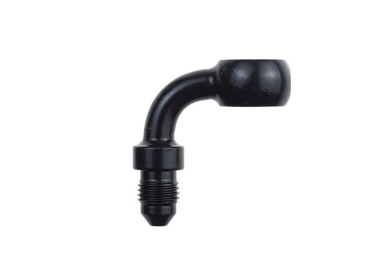Red Horse Performance - 10mm(3/8in) Banjo Bolt 90 Deg Radius Black - 507750