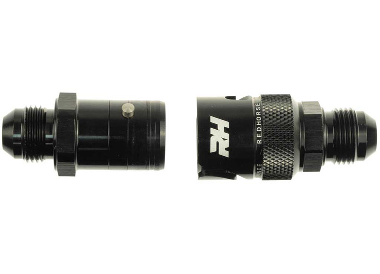 Red Horse Performance - 06 Dry Break Quick Release Adapter Black - 823776