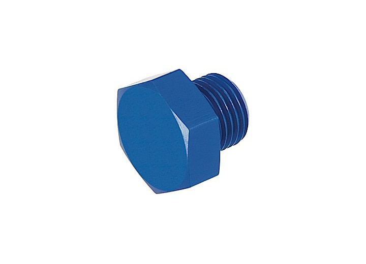 Red Horse Performance - 08 An/jic Straight Thread (oring) Port Plug  Blue - 814-08-1
