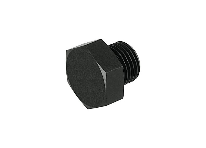 Red Horse Performance - 10 An/jic Straight Thread (oring) Port Plug  Black - 814-10-2