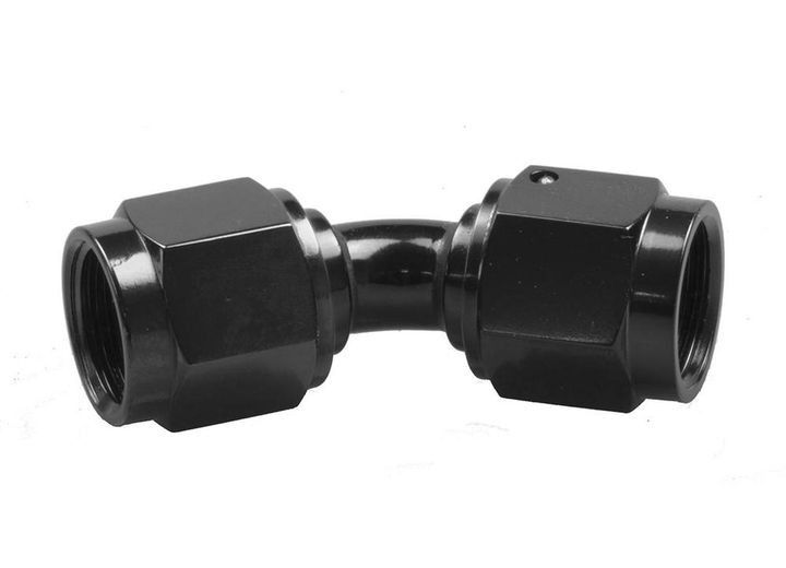 Red Horse Performance - 08 Female To Female An/jic Flare Swivel Coupling 45 Deg  Black - 2281155