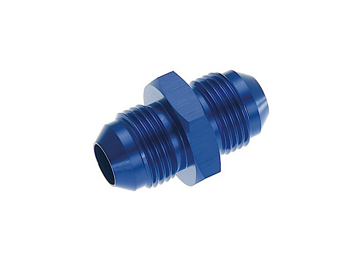 Red Horse Performance - 06 Male To Male 9/16 X 18 An/jic Flare Union  Blue - 815-06-1