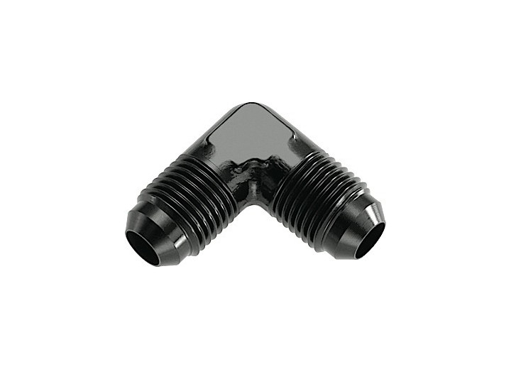 Red Horse Performance - 03 Male 90 Degree An/jic Flare Adapter  Black - 821-03-2