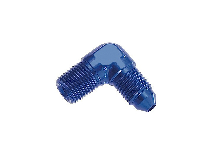Red Horse Performance - 03 90 Degree Male Adapter To 02 (1/8) Npt Male  Blue - 822-03-02-1