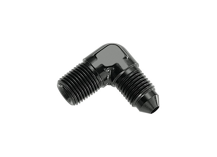Red Horse Performance - 04 90 Degree Male Adapter To 06 (3/8) Npt Male  Black - 822-04-06-2
