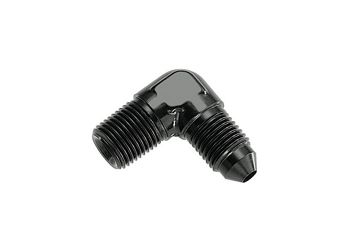 Red Horse Performance - 06 90 Degree Male Adapter To 08 (1/2) Npt Male  Black - 822-06-08-2