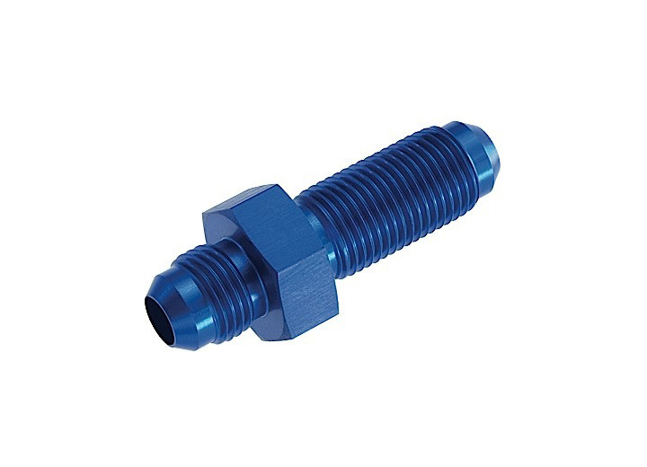 Red Horse Performance - 08 Straight Male An/jic Bulkhead  Blue - 832-08-1