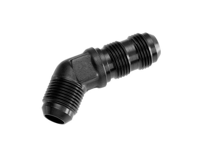 Red Horse Performance - 08 Male An/jic Bulkhead Adapters 45 Degree  Black - 837-08-2