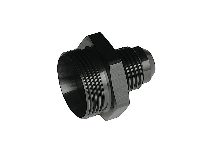 Red Horse Performance - 08 Male To 06 Oring Port Adapter (high Flow Radius Orb)  Black - 920-08-06-2