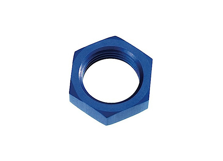 Red Horse Performance - 12 An/jic Aluminum Bulkhead Nut  Blue - 924-12-1
