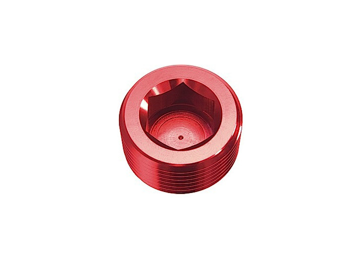 Red Horse Performance - 06 (3/8) Npt Hex Head Pipe Plug  Red  2/pkg - 932-06-3