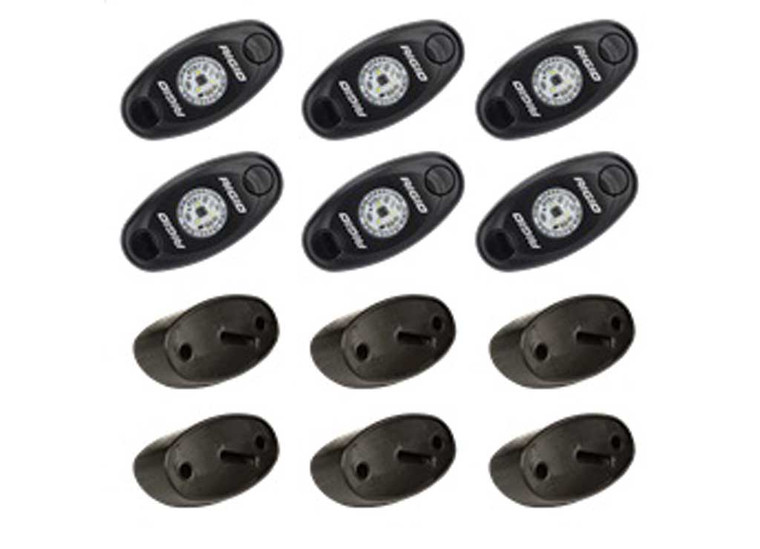 Rigid - Rock Light Kit Amb /6 - 400293