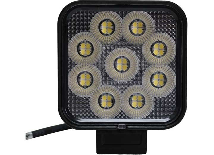 Race Sport Lighting - 3.25in 36 Watt Square Auxiliary Led Flood Beam Light - RS3IQ36WS