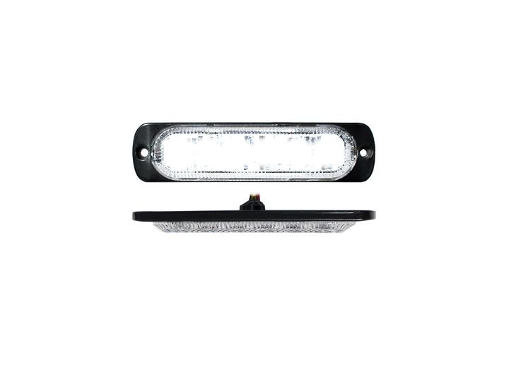 Race Sport Lighting - 6led Ultra Slim Flush Mount 19flash Pattern Marker Strobe Light(white) - RS70016W