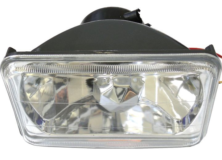 Race Sport Lighting - 4x6in Diamond Cut Headlight Conversion Lenses - RS-7012B