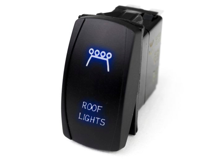 Race Sport Lighting - Led Rocker Switch With Blue Led Radiance  Roof Lights - RSLJ15B