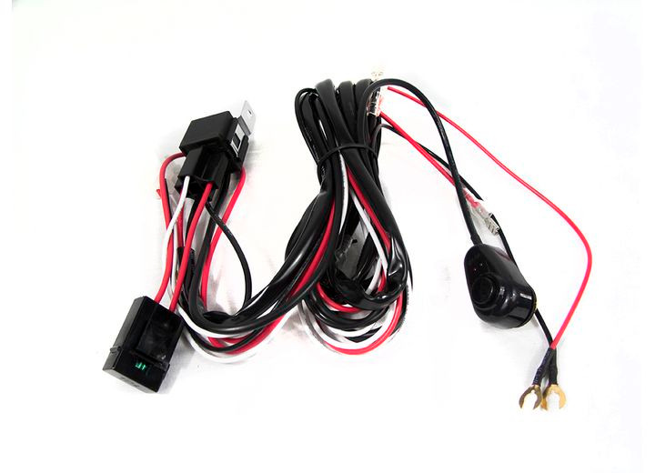 Race Sport Lighting - Light Bar Wire Harness W/ Switch (for Cubes Spots And 8in32in Light Bars Only - RS-SS-HARN