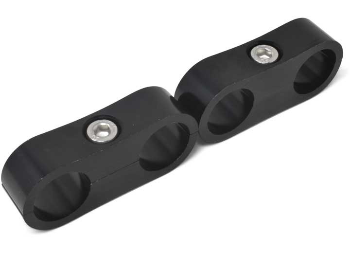 Russell - Hose Separator For 6 Braided Hose Black Anodize - 654303