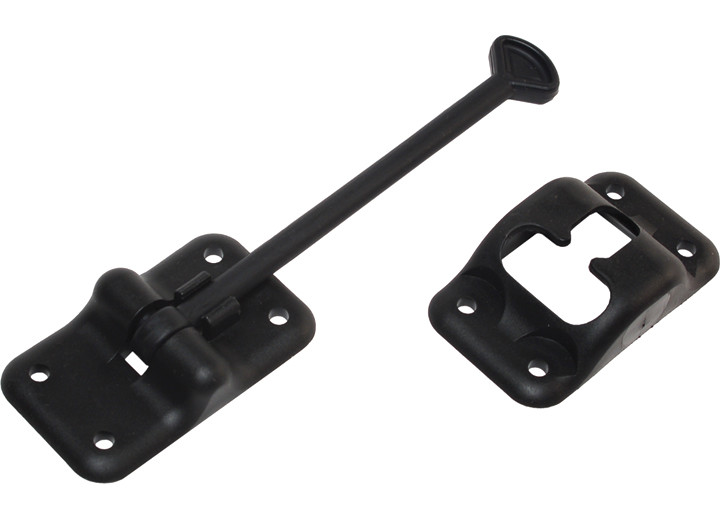 RV Designer - Entry Door Holder  Plastic T  6in  Black - E236