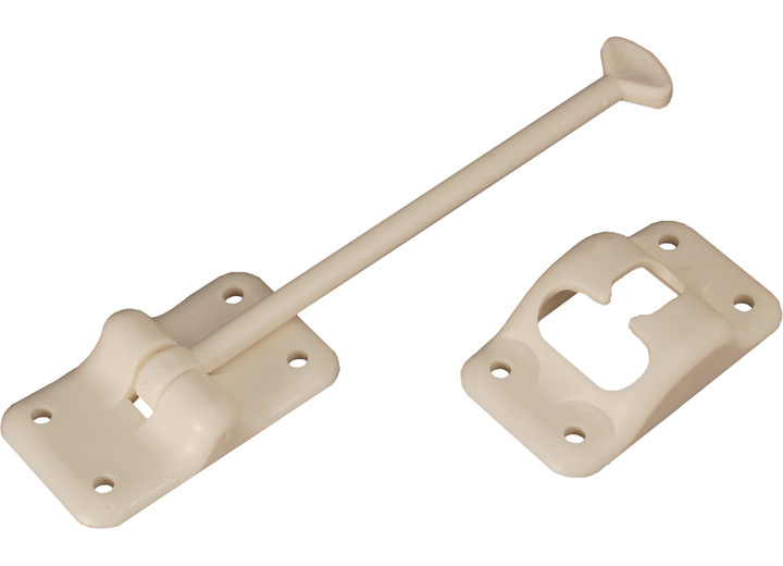 RV Designer - Entry Door Holder  Plastic T  6in  Col White - E237