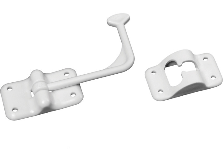 RV Designer - Entry Door Holder  Plastic  90 Degree  White - E250