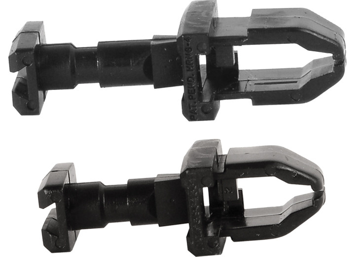 RV Designer - Fridge / Converter Vent Latch Black  1 Big & 1 Small - E377