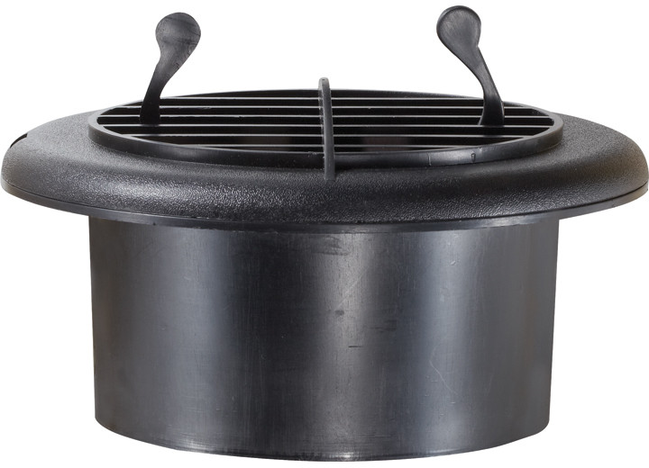 RV Designer - Provent Dampered 4in Black - H815