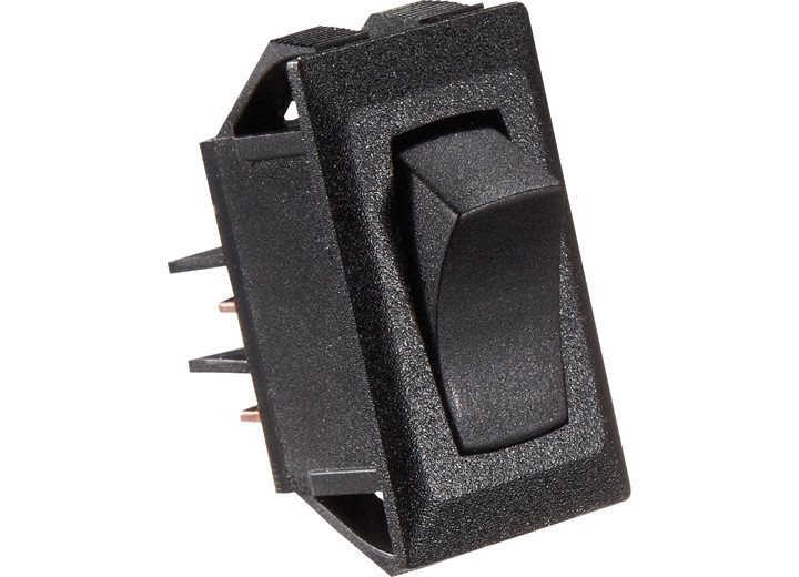 RV Designer - Black Rocker Switch 10 A On/off  Spst  Cutout .550in X 1.125in - S261