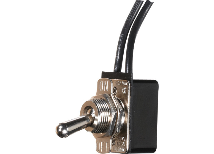 RV Designer - Toggle On/off Switch  With 6in Leads 8 Amp  125vac - S721
