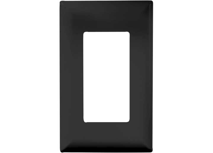 RV Designer - Black Coverplate For Self Contained Contemporary Switch - S847
