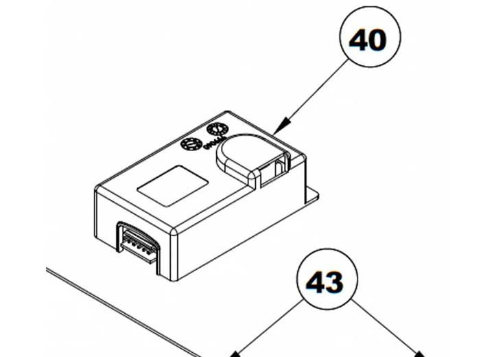 Suburban RV - Suburban Water Heater Control Board (saw6 D/de/del) - 521166
