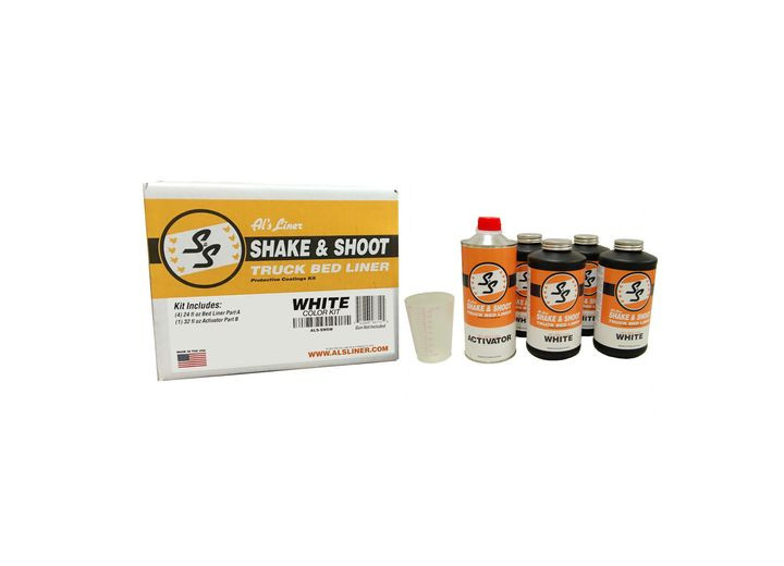 Scorpion Protective Coating Inc - Shake & Shoot White 4 Qt - ALS-SNSW