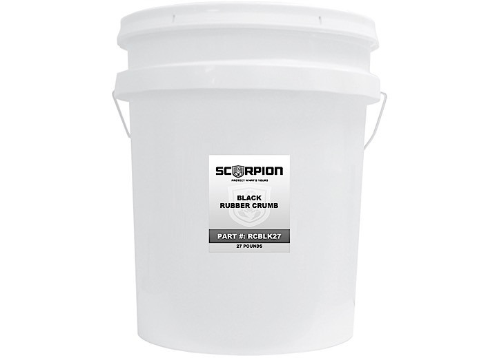 Scorpion Protective Coating Inc - Black Rubber Crumb (s.o.) - RCBLK27