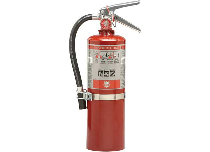 Shield Fire Protection - Shield Fire Protection Rechargeable 5 Lb. 3a:40bc Fire Extinguisher W/ Vehicle Bracket - 25614R