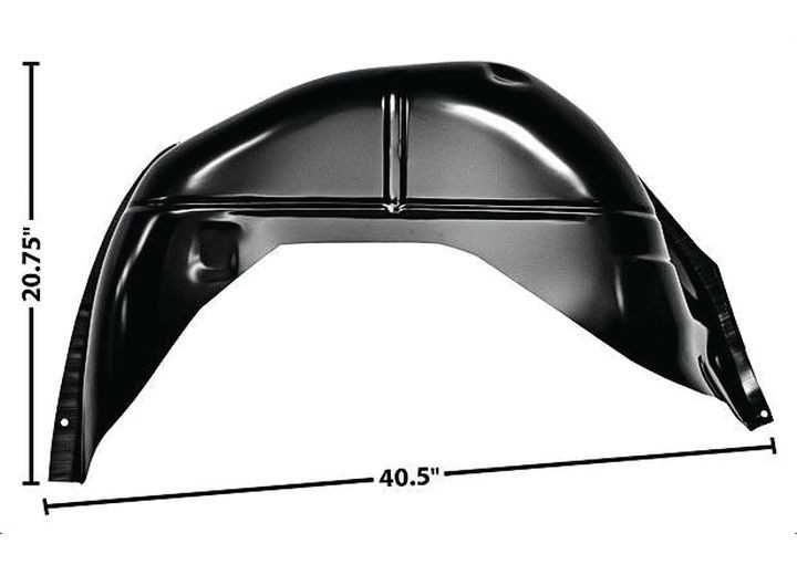 Sherman - Rh Rear Wheelhouse Inner Panel Fits Convertible; Chevelle 7072 - 708-24R