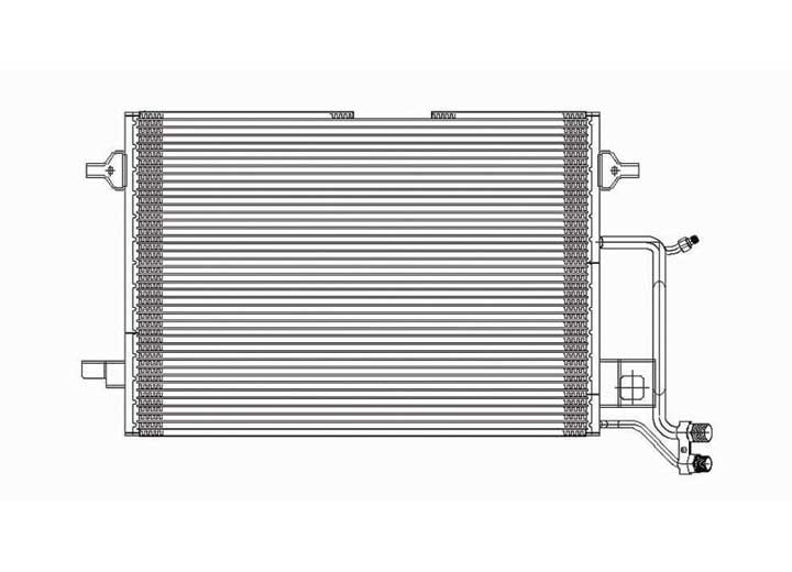 Sherman - Condenser 6cyl 2.8l/3.0l Eng Audi A6; Sedan 9804; Wgn 9905 - 84972