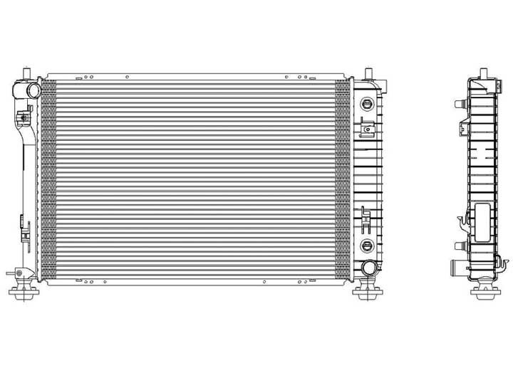 Sherman - Radiator 1 Row W/ Or W/o Air/hdc 3.4l V6 Equinox/torrent 0609 - 92879