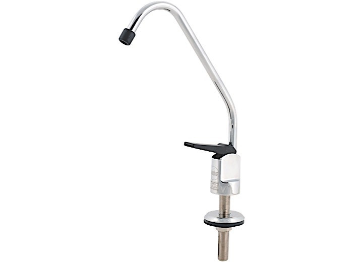 Pentair Shurflo - Single Fixture Touch Faucetnsf Listedchrome 1/4in Stainless Spout Mounting H - 15-045-02