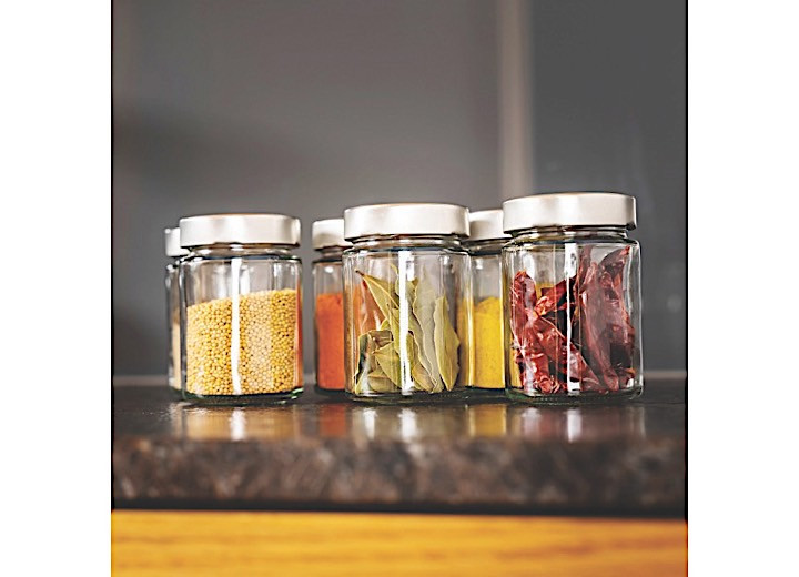 Silwy Drinkware - Set Of 3 Classic Glasses For Delicacies W/silver Metal Strip 25cm - GD-192-CS-3