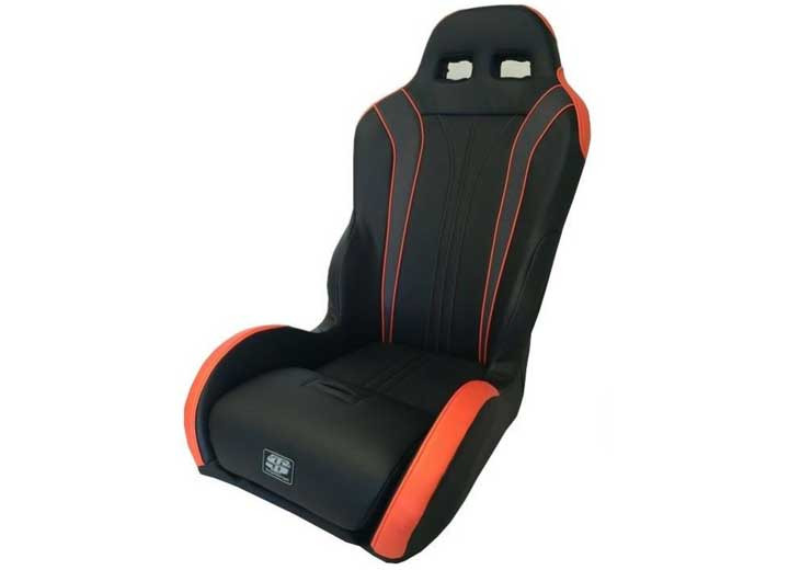 Simpson Racing - Vortex Utv Rear Seat Black/orange - 102-308