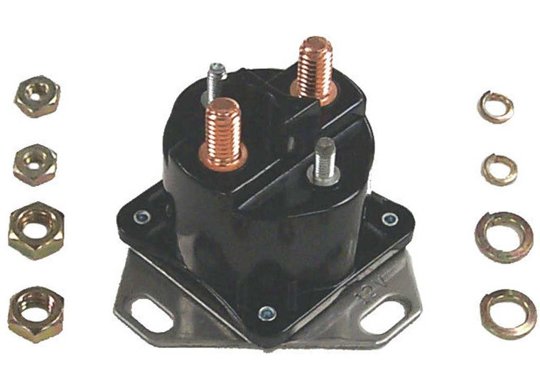 Sierra - Solenoid Forall Engines W/flat Solenoid Bracket; Grounded Base - 18-5801